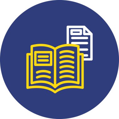 Kitap ikonu çizgisi çizimi. güzel ve güzel vektör ayrıca kitap simgesi ögesi olarak da kullanılabilir.