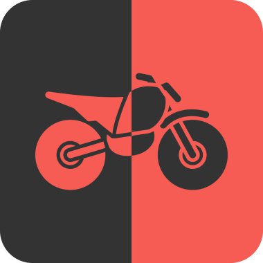 Beyaz arkaplanda bisiklet simgesi