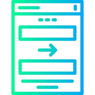 belge simgesi. vektör illüstrasyonu