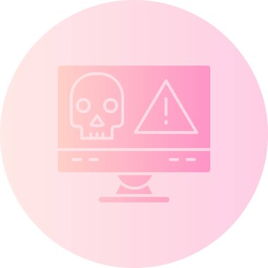 Uyarı simgesinin vektör illüstrasyonu