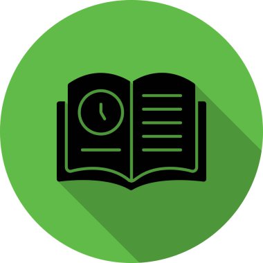 kitap simgesi vektör illüstrasyonu