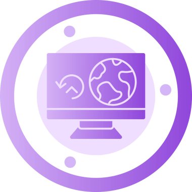 seo modern simgesinin vektör illüstrasyonu