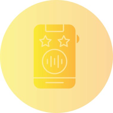 akıllı telefon simgesi vektör illüstrasyonu