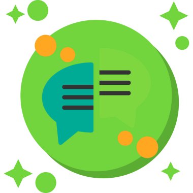 Sohbet yorum iletişim simgesi