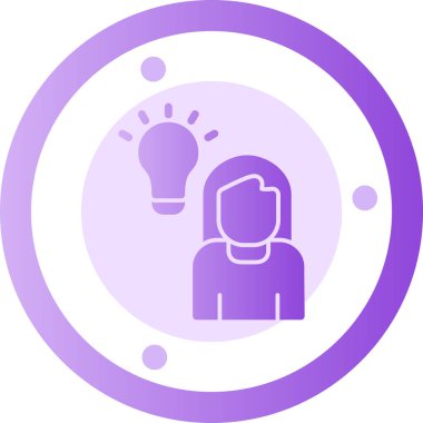 ampul simgesi vektör illüstrasyonu