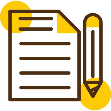 belge simgesi vektör illüstrasyonu