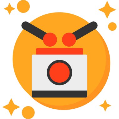 Kamera simgesi, vektör illüstrasyonu