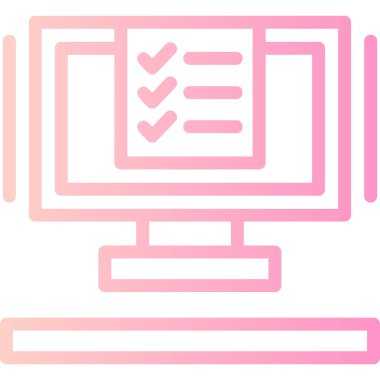 bilgisayar simgesi, vektör illüstrasyonu