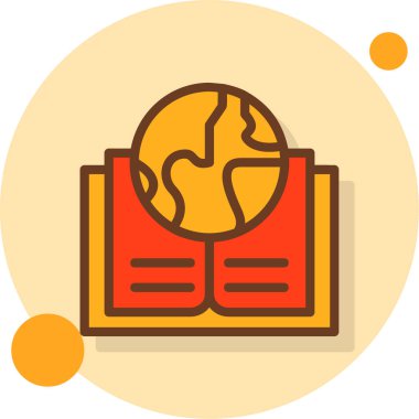 Kitap. Web simgesi basit illüstrasyon