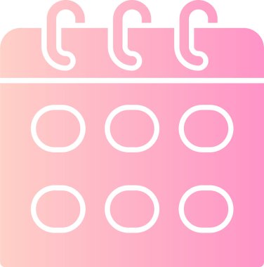 Takvim tarihi ay simgesi düz biçiminde