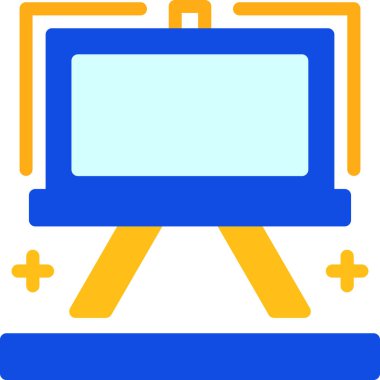 Bilgisayar. Web simgesi basit illüstrasyon