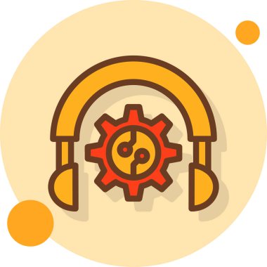 Müzik. Web simgesi basit illüstrasyon