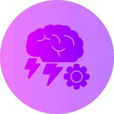  Düz beyin. Web simgesi