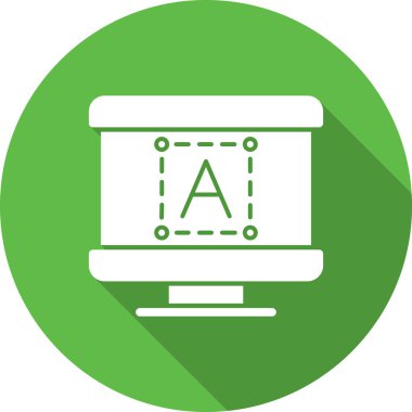 Modern simgenin vektör illüstrasyonu