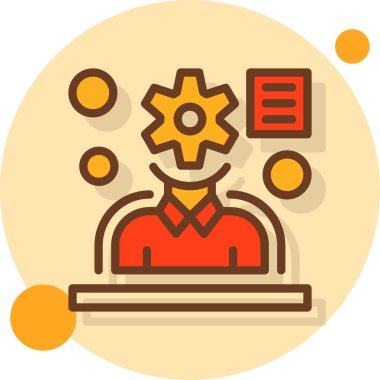 avatar ve dişliler için iş yönetimi dairesi simgesi