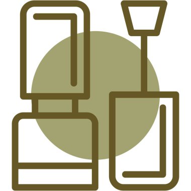 Kahve fincanının vektör simgesi