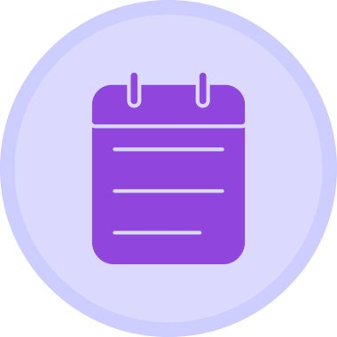 Takvim. Web simgesi basit illüstrasyon