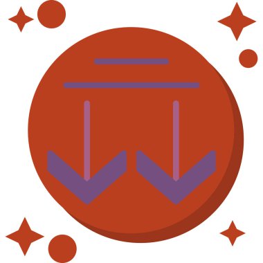 Beyaz arkaplanda burç simgesinin vektör simgesi