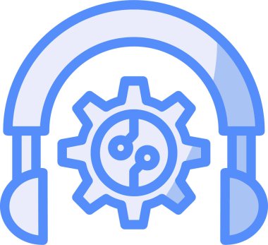 Dopdolu - taslak biçiminde destek dişlisi simgesi