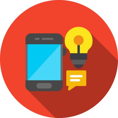 Cep telefonu için düz simgeler