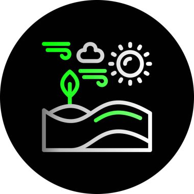 Güzel Bulut Kabartma Vektörü Simgesi