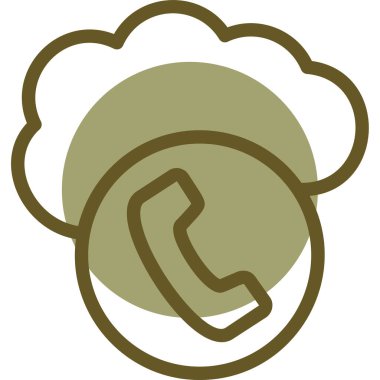 - Telefon. Web simgesi basit tasarım