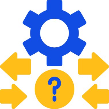 Dişliler. Web simgesi basit illüstrasyon