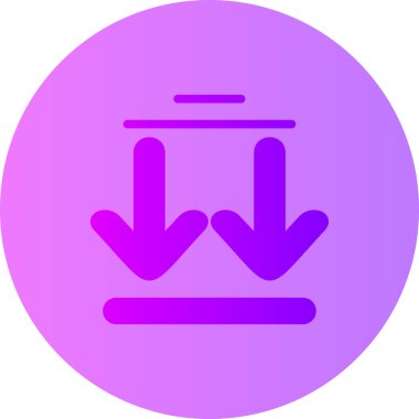 Ok. Web simgesi basit illüstrasyon