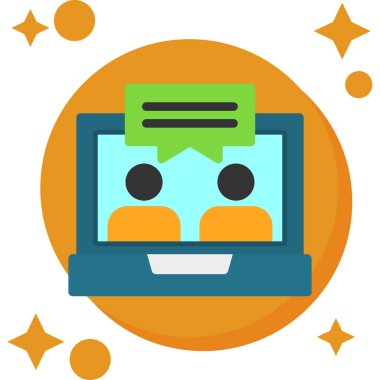 çevrimiçi alışveriş simgesi vektör illüstrasyonu