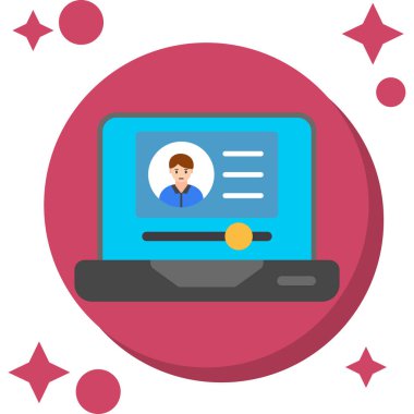 çevrimiçi alışveriş simgesi, vektör illüstrasyonu