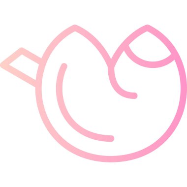 Kahve fincanı ana hatlı içecek ikonu