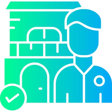 avatar erkek simgesi Doldurulmuş dış hat biçimi