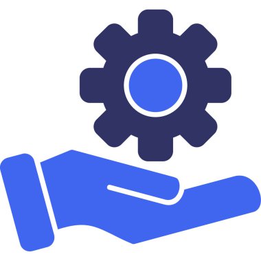 Teçhizat Web simgesi basit illüstrasyon