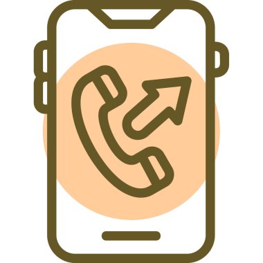 cep telefonu vektör simgesi modern basit tasarım illüstrasyonu