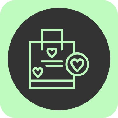 vektör illüstrasyonu, kalp simgesi