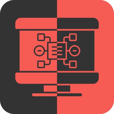  düz veritabanı vektör simgesi