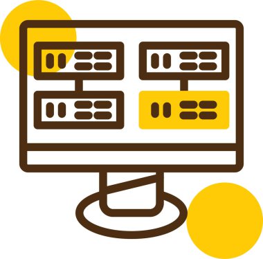 Web tasarım ikonu vektör illüstrasyonu