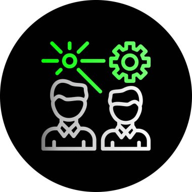 seo modern simgesinin vektör illüstrasyonu