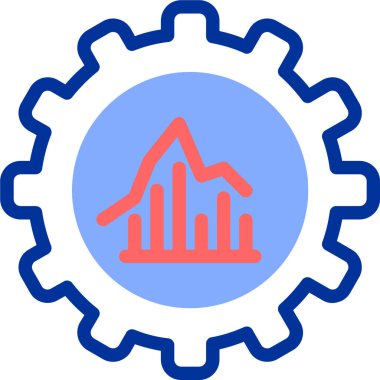 Fabrika. Web simgesi basit tasarım