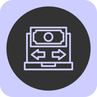 Web simgesi, vektör illüstrasyonu