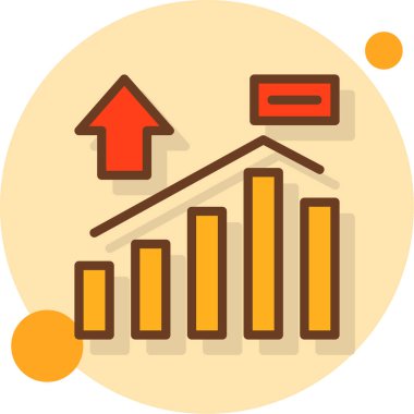 İş grafiği simge, vektör