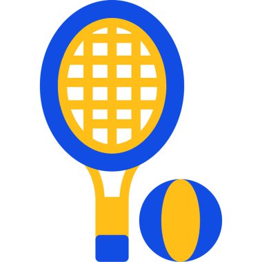 Tenis raketi. Basit resimleme