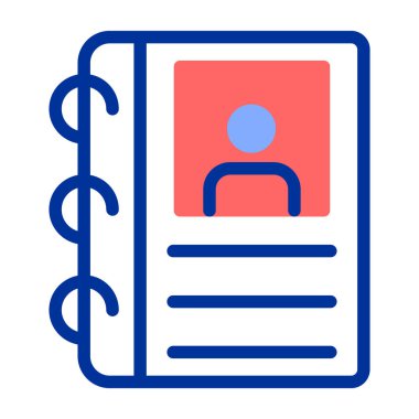 Belge. Web simgesi basit illüstrasyon