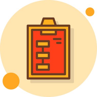 Pano. Web simgesi basit illüstrasyon