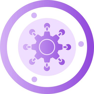 Teçhizat Web simgesi basit illüstrasyon