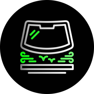 Dizüstü bilgisayar simgesi vektör çizimi