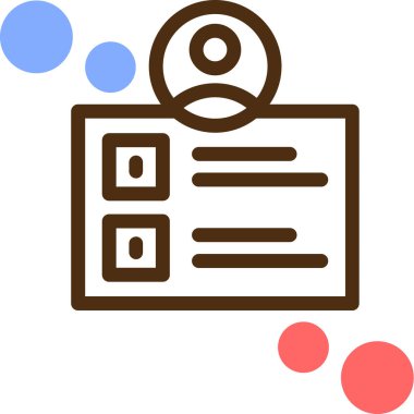 Kontrol listesi. Web simgesi basit illüstrasyon