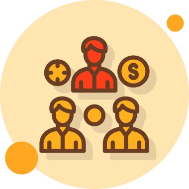 iş insanları vektör simgesi