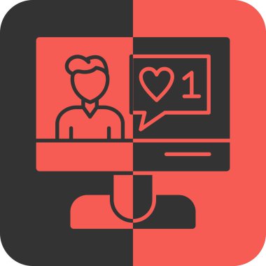 video simgesi vektör illüstrasyonu