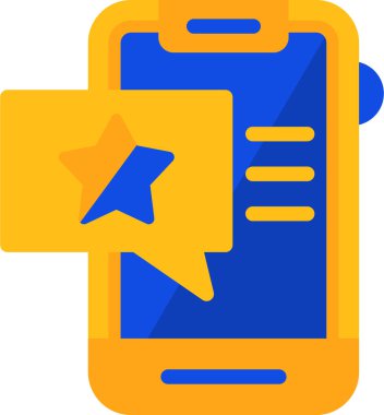 çevrimiçi sohbet simgesi, vektör illüstrasyonu